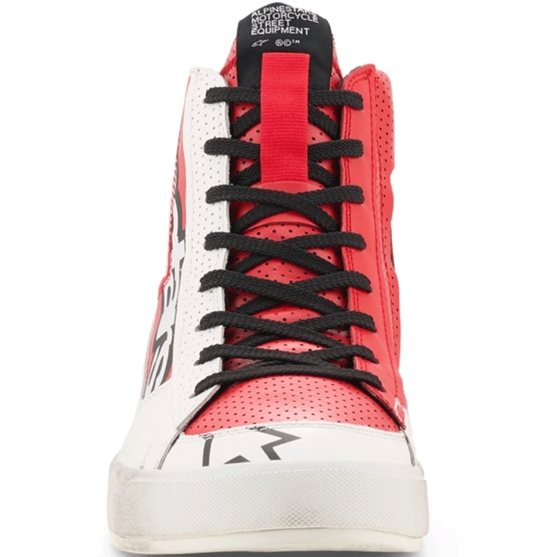 Μπότες μοτοσικλέτας Alpinestars Stated Flair λευκές-κόκκινες