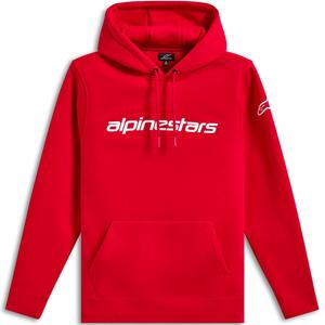Φούτερ Alpinestars Wordmark 3 κόκκινο-λευκό