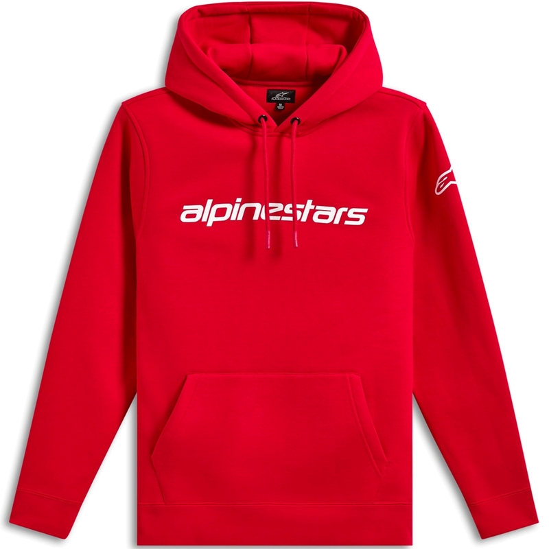 Φούτερ Alpinestars Wordmark 3 κόκκινο-λευκό
