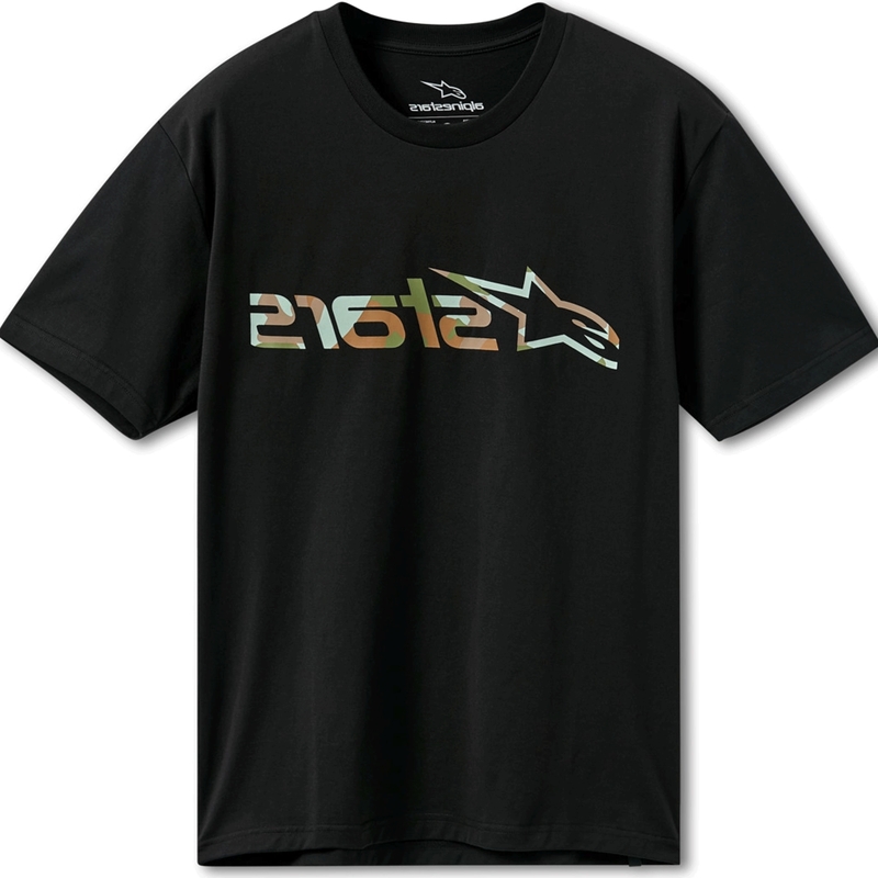 Μπλούζα Alpinestars Verdure Camo CSF μαύρη