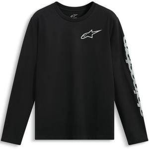 Μπλούζα Alpinestars Trackside CSF με μακριά μανίκια, μαύρο-λευκό