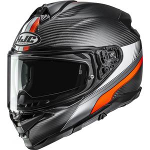 Κράνος μοτοσικλέτας full face HJC F72 Carbon Eos MC6HSF μαύρο-πορτοκαλί