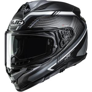 Κράνος μοτοσικλέτας full face HJC F72 Carbon Kairo MC5SF μαύρο-γκρι-λευκό