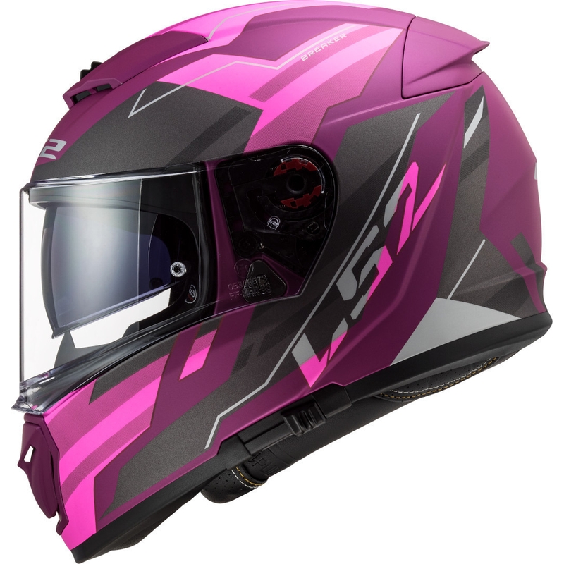 Integrální přilba na motorku LS2 FF390 Breaker Beta černo-fialová
