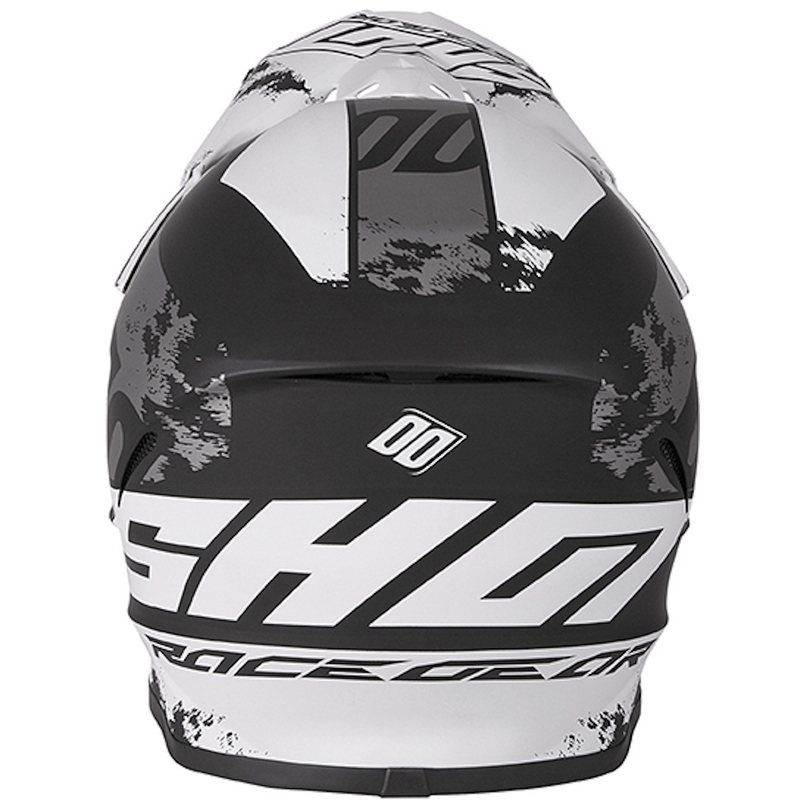 Dětská motokrosová přilba Shot Furious Shadow černo-bílá výprodej
