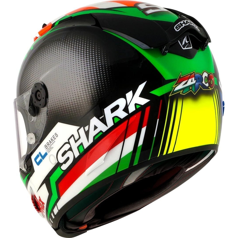 Integrální přilba SHARK RACE-R PRO Zarco Replica 2017 černo-červeno-zelená