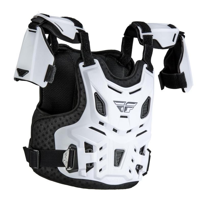 FLY Racing Revel Roost λευκό παιδικό προστατευτικό σώματος