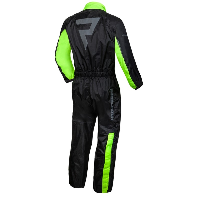 Rebelhorn Travel Rainsuit μαύρο-φλούο κίτρινο