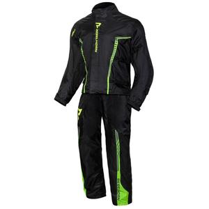 Rebelhorn Patrol Μαύρο-Κίτρινο μπουφάν μοτοσικλέτας Rebelhorn Patrol Black-Fluo Yellow