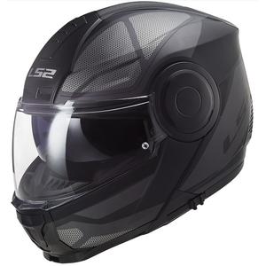 Vyklápěcí přilba na motorku LS2 FF902 Scope Axis černo-titanová