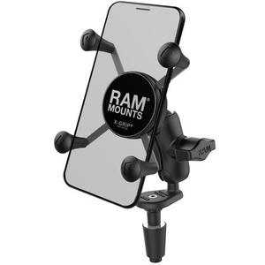 RAM Mounts X-Grip στήριγμα κινητού τηλεφώνου με βάση λαιμού για το τιμόνι μοτοσικλέτας