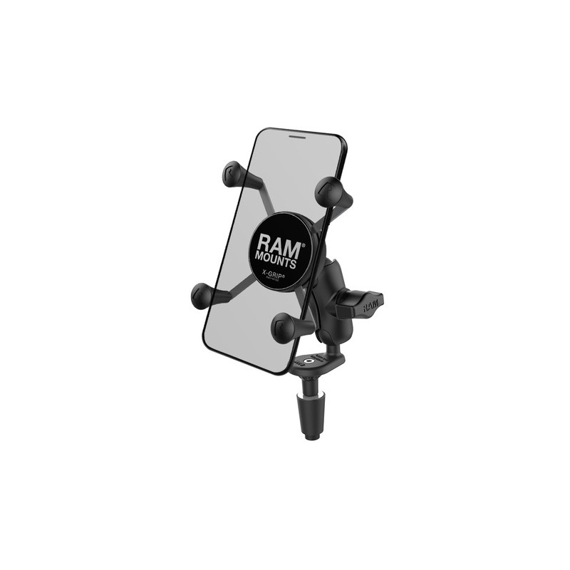 RAM Mounts X-Grip στήριγμα κινητού τηλεφώνου με βάση λαιμού για το τιμόνι μοτοσικλέτας