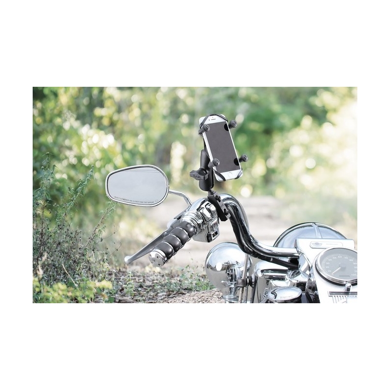 Βάση κινητού τηλεφώνου X-Grip της RAM Mounts με δυνατότητα τοποθέτησης σε μοχλό φρένου/συμπλέκτη/μοχλό τιμονιού