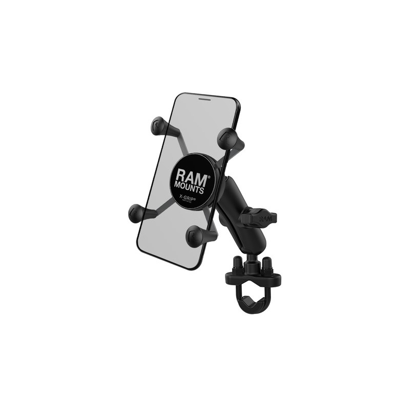 Βάση κινητού τηλεφώνου RAM Mounts X-Grip για τιμόνια με διάμετρο 12,7-31,75 mm