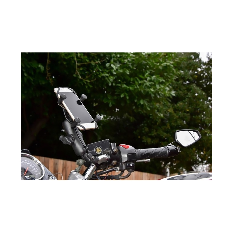 Βάση κινητού τηλεφώνου RAM Mounts X-Grip για τιμόνια με διάμετρο 12,7-31,75 mm