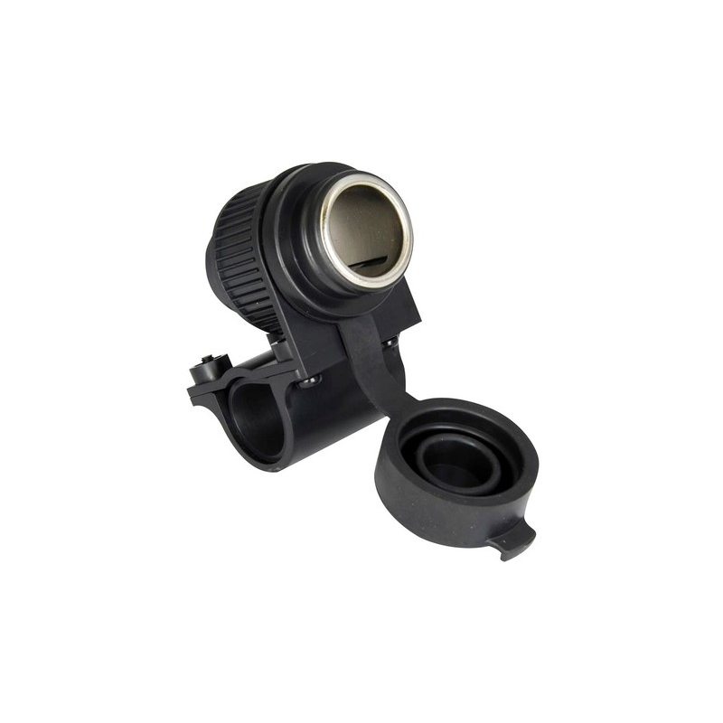 Υποδοχή Oxford Standard 12V με υποδοχή για τοποθέτηση σε τιμόνια διαμέτρου 22 και 25 mm