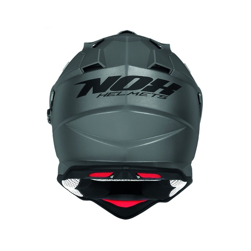 Κράνος Enduro NOX N312 ασημί