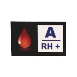 Αυτοκόλλητο με ομάδα αίματος A RH+