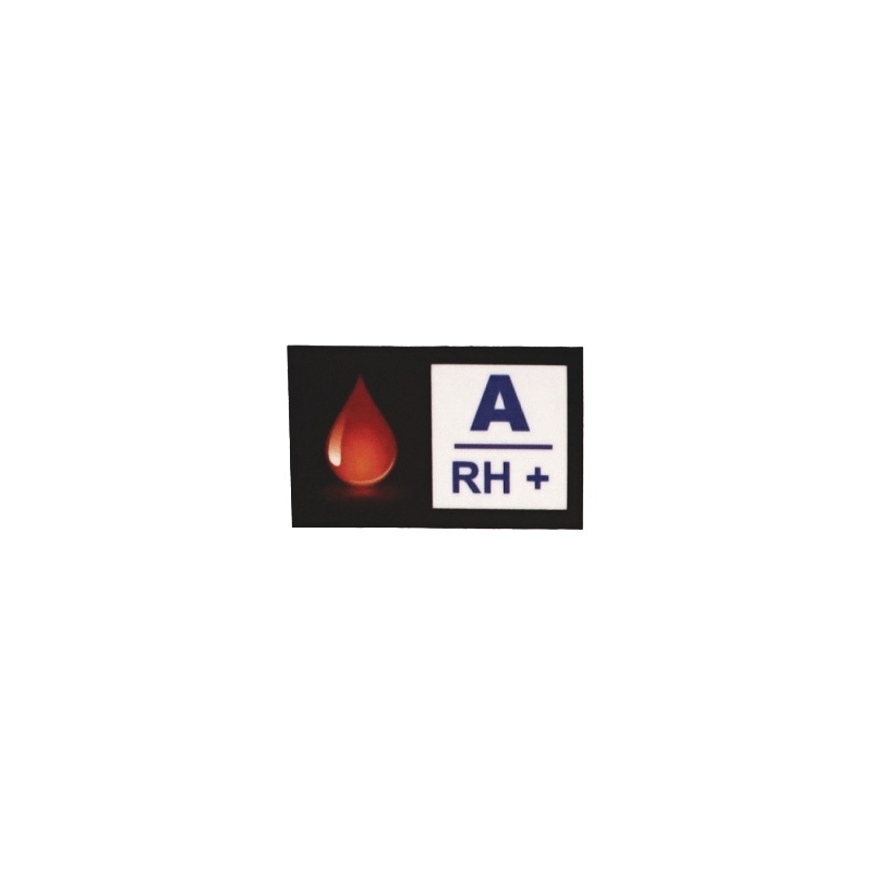 Αυτοκόλλητο με ομάδα αίματος A RH+