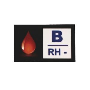 Αυτοκόλλητο με ομάδα αίματος B RH-