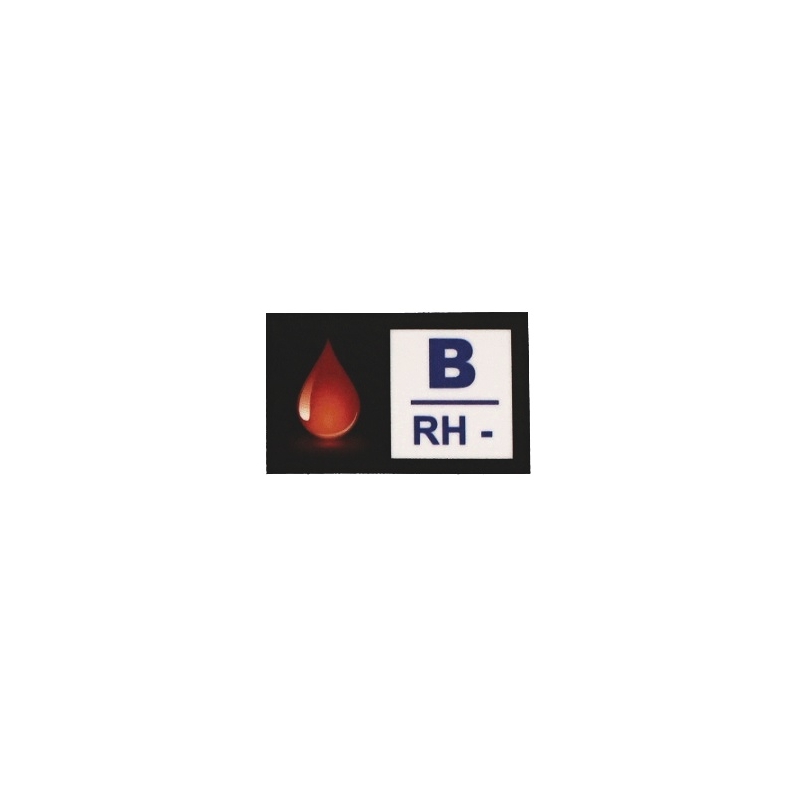 Αυτοκόλλητο με ομάδα αίματος B RH-