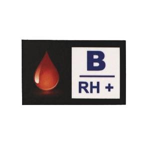 Ομάδα αίματος Β RH+ αυτοκόλλητο